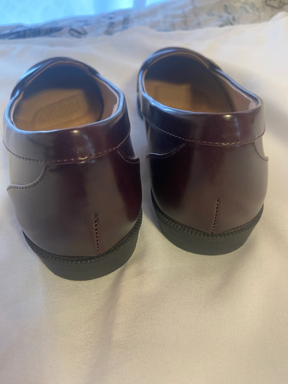 dexflex comfort Burgundy Penny Loafers - Picture 4 of 9